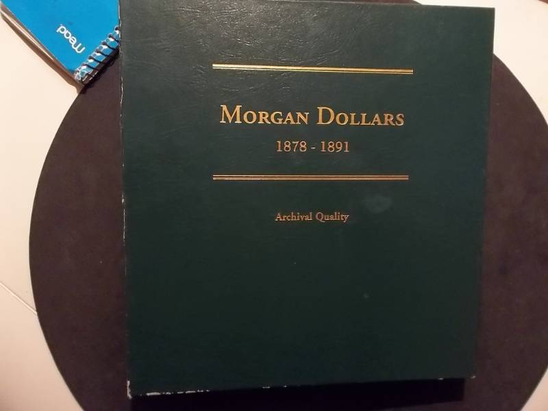 lot 106 image: Archival Quality Morgan Dollar 1878-1891 Collector Album In Excellent Condition