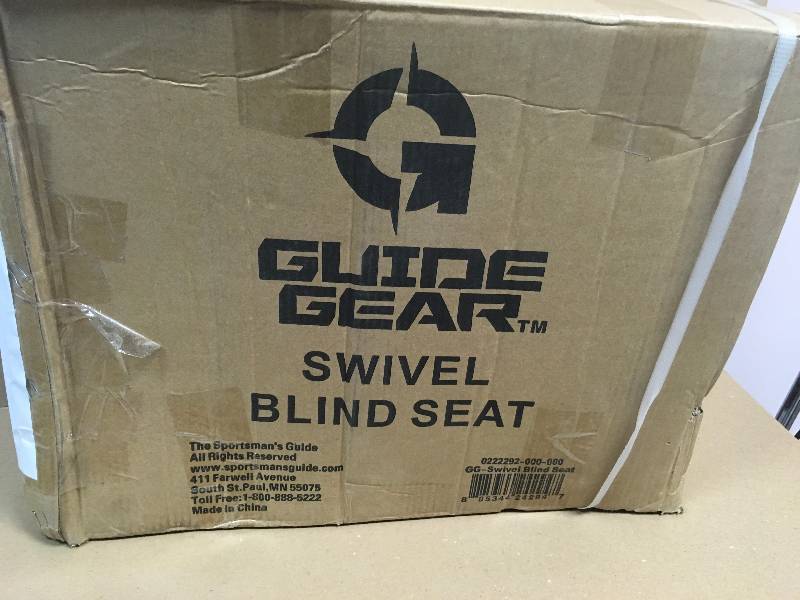 lot 2 image: Glide Gear Swivel Blind Seat open box not used