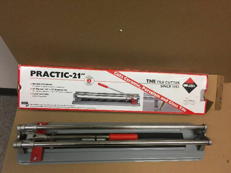 lot 26 image: Rubi 21 in. Practic Tile Cutter in working condition