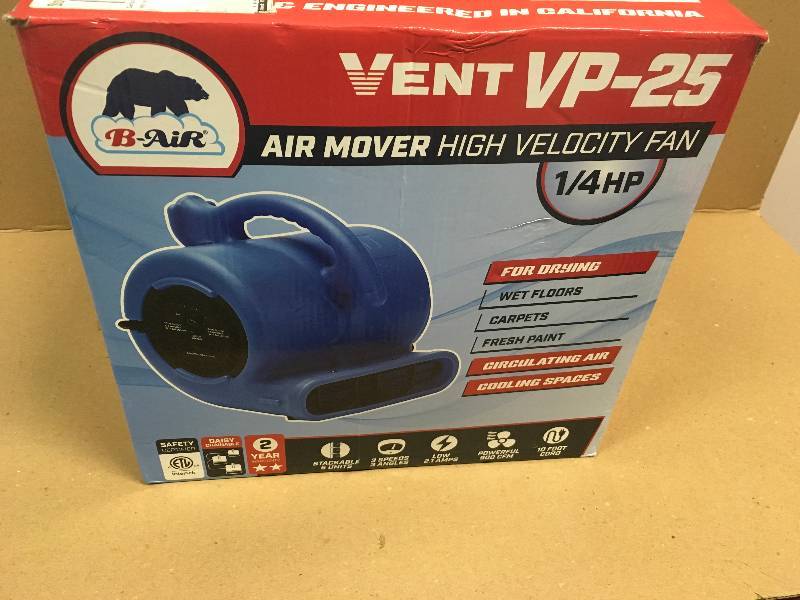 lot 28 image: Vent VP-25 AIR MOVER NOT USED