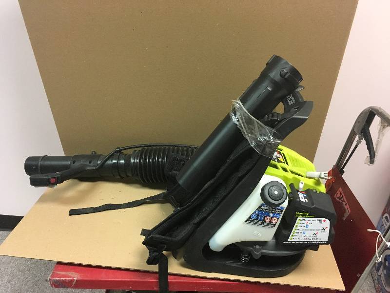 lot 31 image: Ryobi Backpack Blower used in working condition