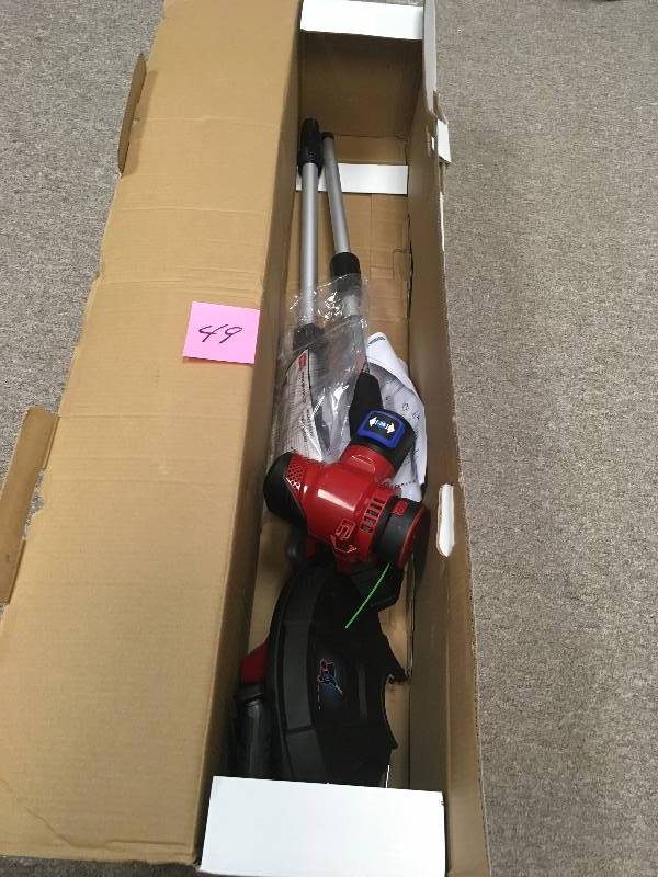 lot 49 image: Toro PowerPlex 40V Max (13) Lithium-Ion Cordless String TrimmerEdger (Tool Only) used in working condition