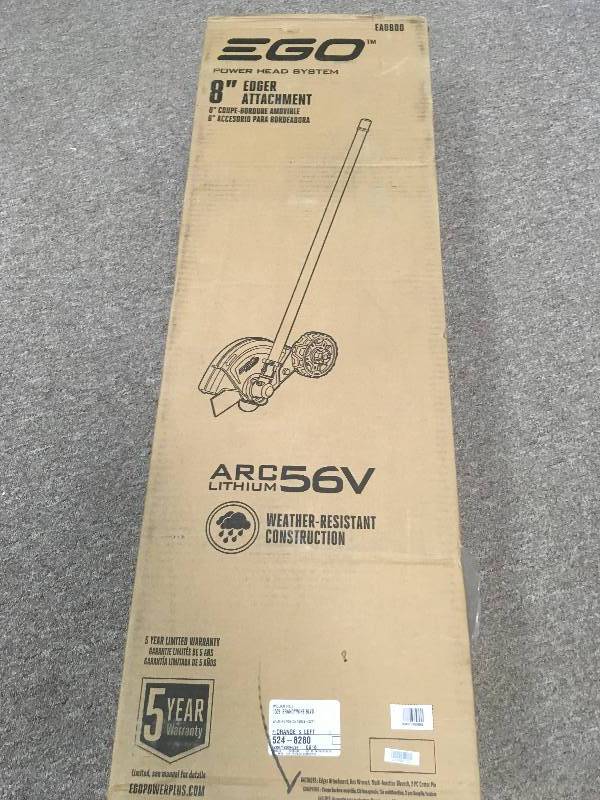 lot 50 image: EGO 8 in. Edger Attachment for EGO Power Head System used in like new condition