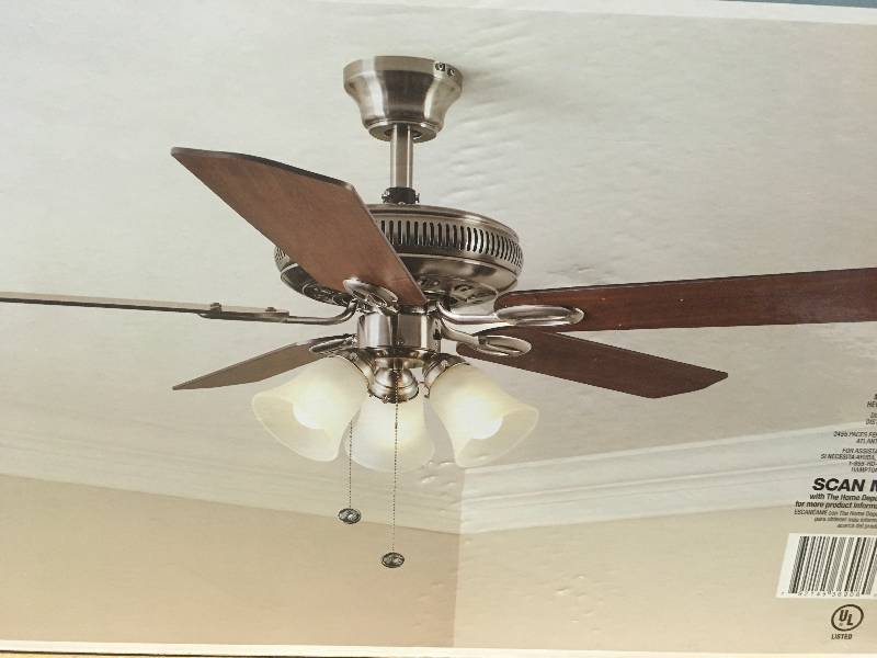 Hampton Bay Glendale Ceiling Fan Not Used Kx Real Deals St