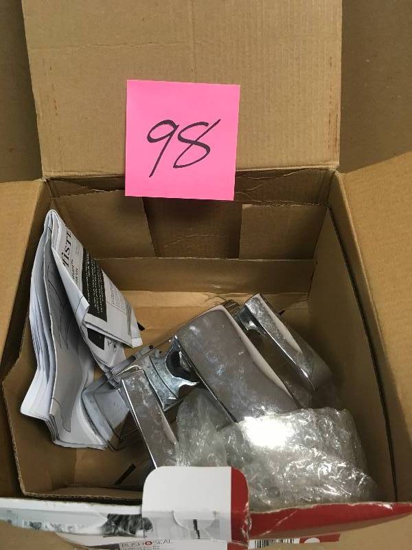 lot 98 image: Pfister Venturi 8 Widespread 2-Handle Bathroom Faucet - Brushed Nickel used