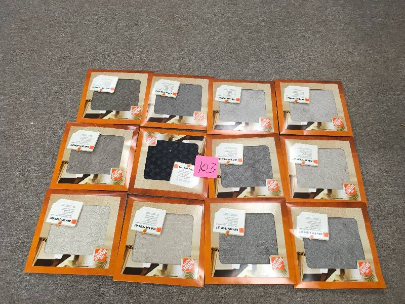 lot 103 image: Lot Of Carpet Samples assorted