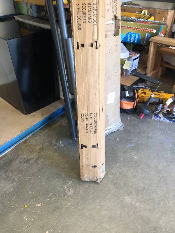 lot 116 image: Lot of 6 New 8 Ft. Brushed Steel Linear Tra 0.67h x 1.34w x Brushed Steel
