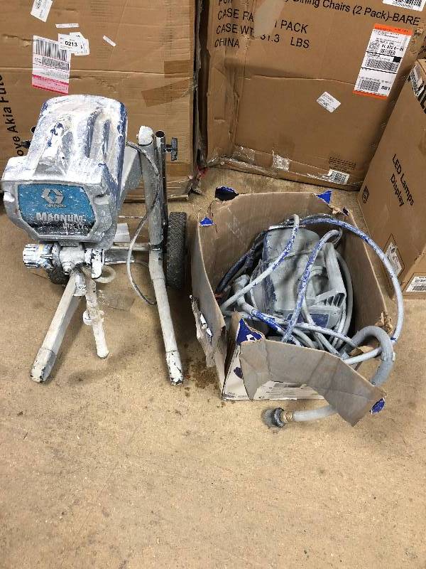 lot 131 image: Set of 2 Magnun Paint Sprayers used unknown condition