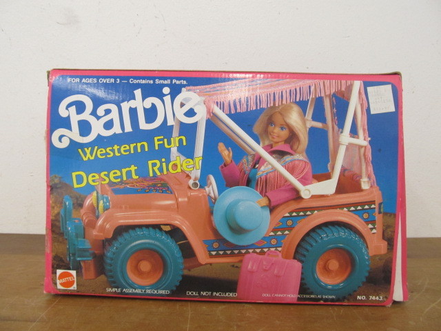 lot 144 image: Vintage Barbie Desert Rider Jeep wBox