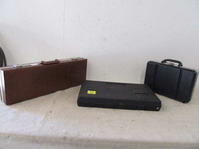 lot 71 image: Group of 3 Nice Padded PistolGun Hard Cases