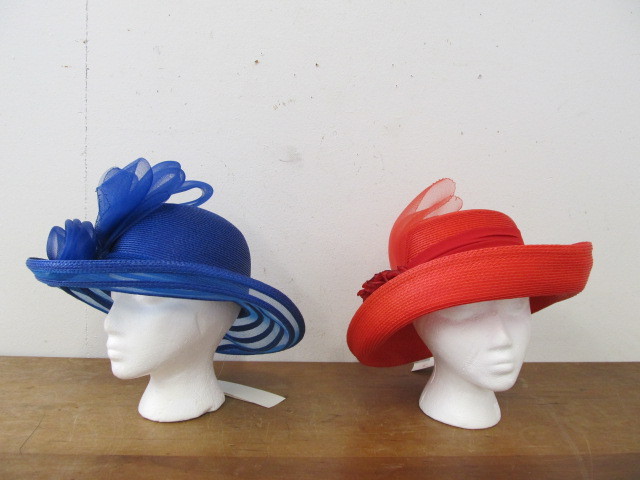 lot 75 image: 2 BRAND NEW wTags Fancy Ladies Hats