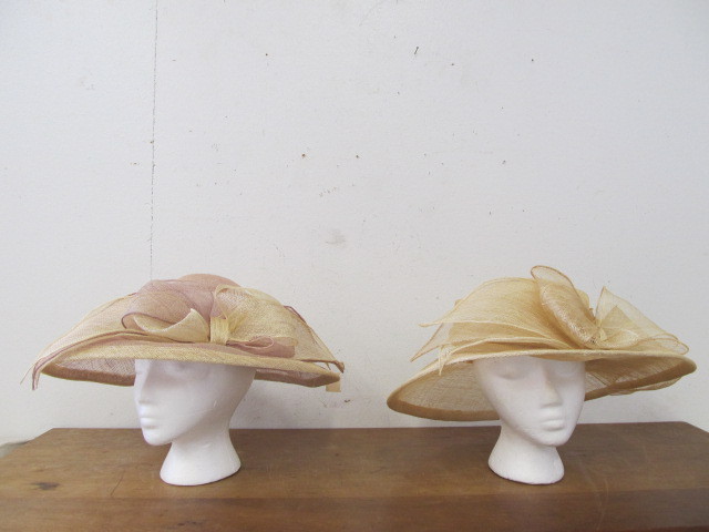 lot 77 image: 2 BRAND NEW wTags Fancy Ladies Hats