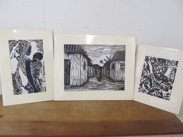 lot 80 image: Pencil Signed African Prints