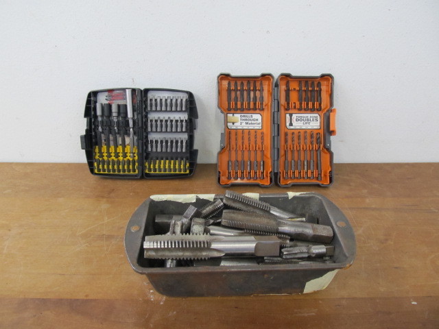 lot 38 image: Complete DEWALT & RIDGID Bit Sets etc.