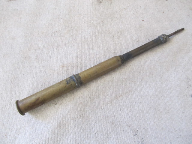 lot 42 image: Early Vintage Solid Brass YANKEE Drill