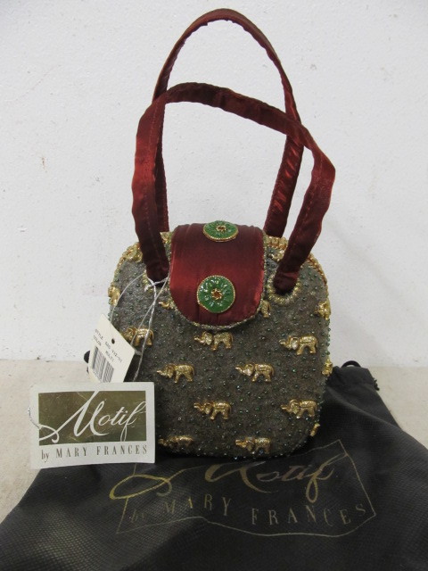 lot 183 image: Brand New MARY FRANCES Motif Handbag
