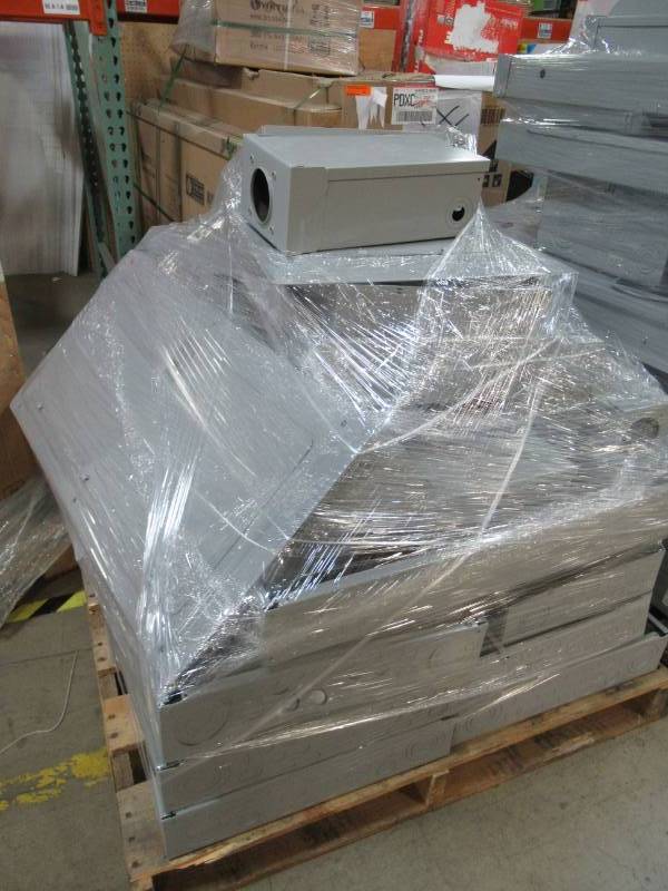 lot 42 image: PALLET OF SIEMENS, GE OR UL BREAKER BOXES