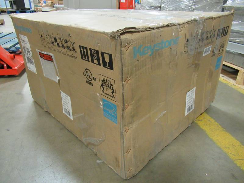 lot 102 image: KEYSTONE 12,000 BTU 115-VOLT THROUGH-THE-WALL AIR CONDITIONER WITH LCD REMOTE CONTROL