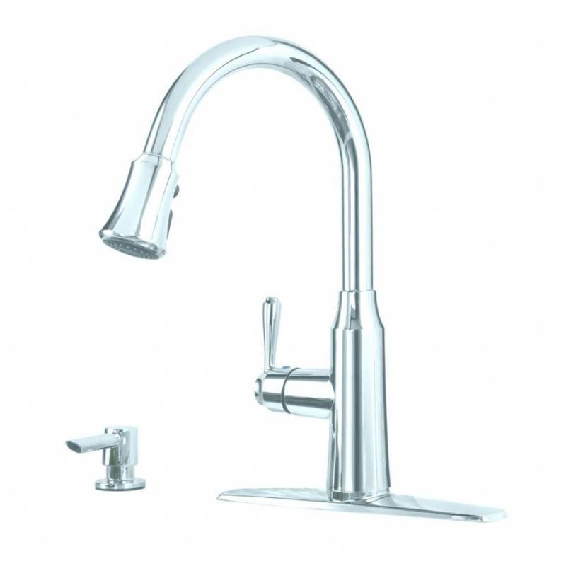 lot 135 image: AMERICAN STANDARD SOLTURA POLISHED CHROME 1-HANDLE PULL-DOWN KITCHEN FAUCET
