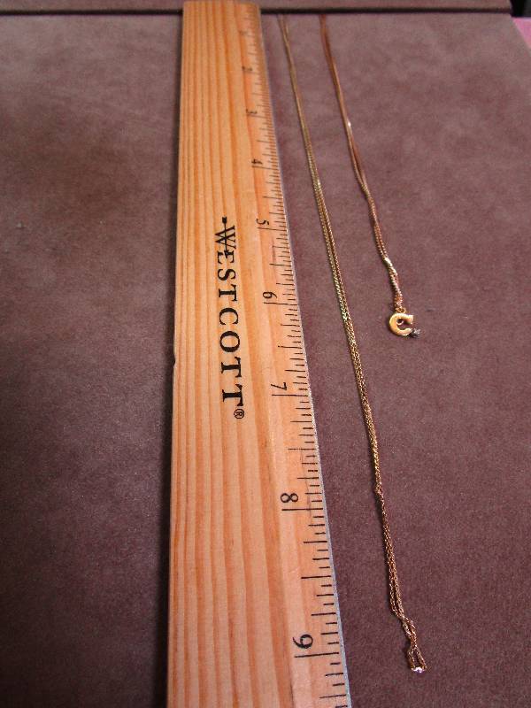 lot 164 image: 14K YELLOW GOLD SERPENTINE 20 NECKLACE  7 BRACELET, 3.4 GRAMS