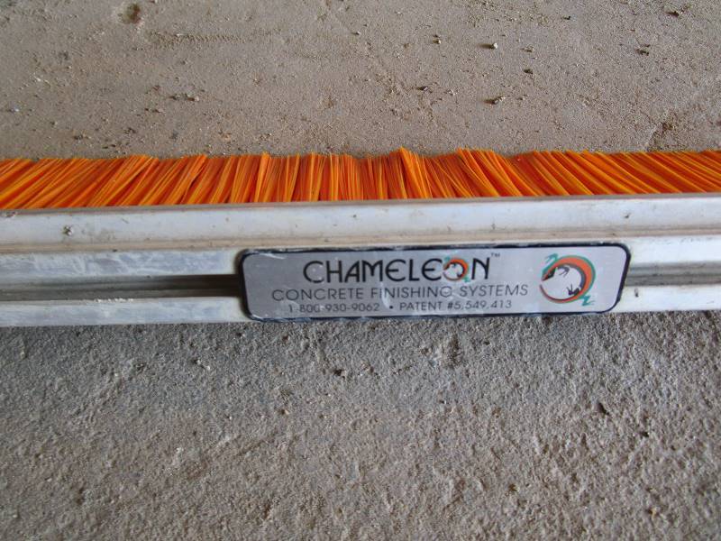lot 55 image: (3) Concrete Brooms 4-3-2