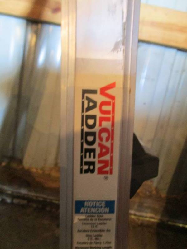 lot 95 image: Vulcan Alum Combination StepExtension Ladder 5 9-13