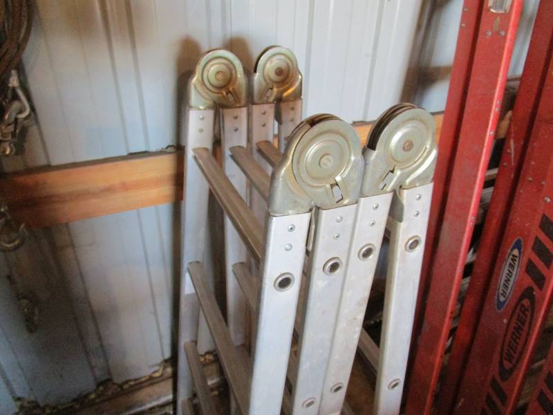 lot 96 image: Alum StepExtension Ladder 8-16