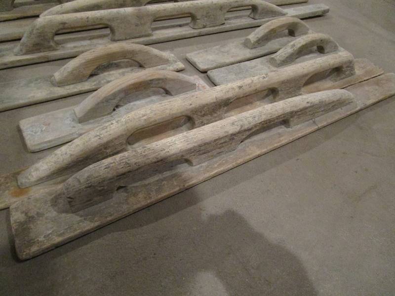 lot 181 image: Misc Wood Cement Trowels