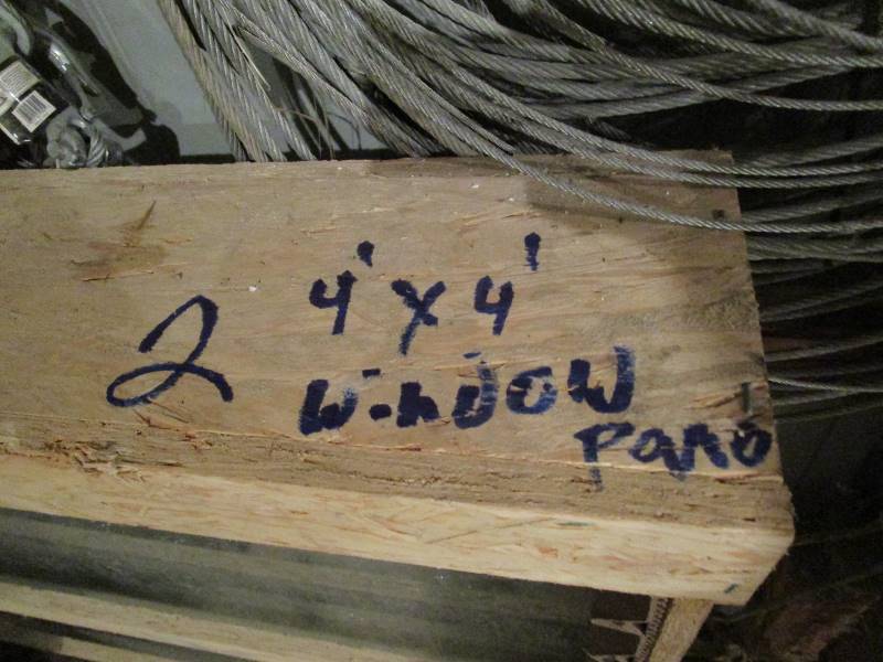 lot 201 image: (2) 4x4 Window Panes