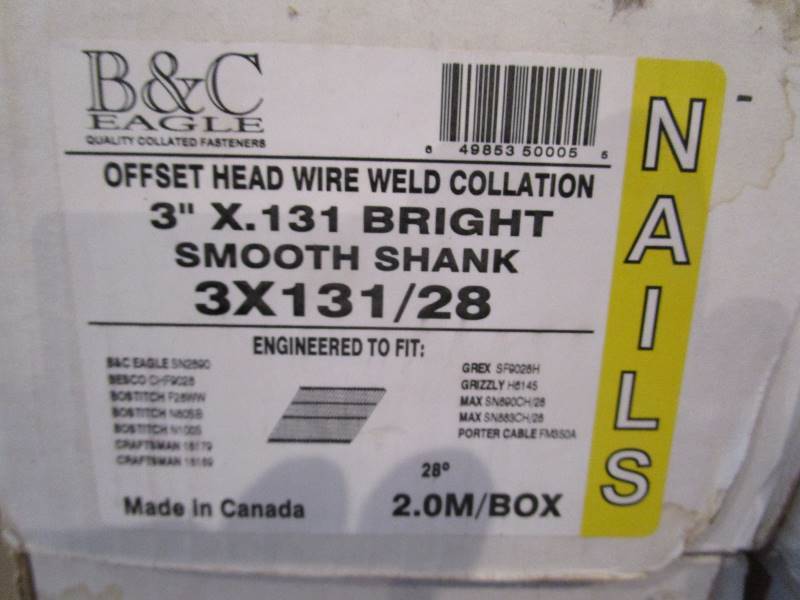 lot 207 image: (18) Boxes of 3x.13128 Nails