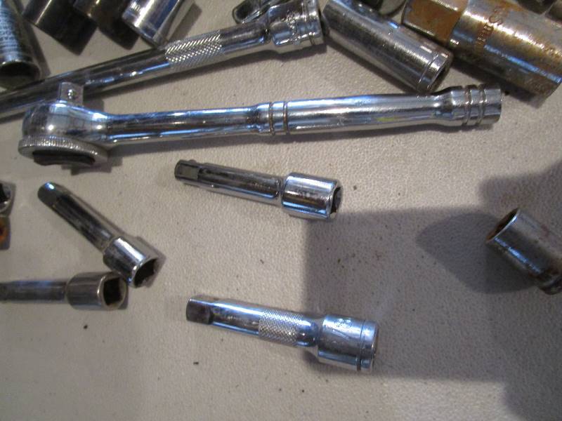 lot 227 image: 38 Drive Sockets, Ratchets, Extensions