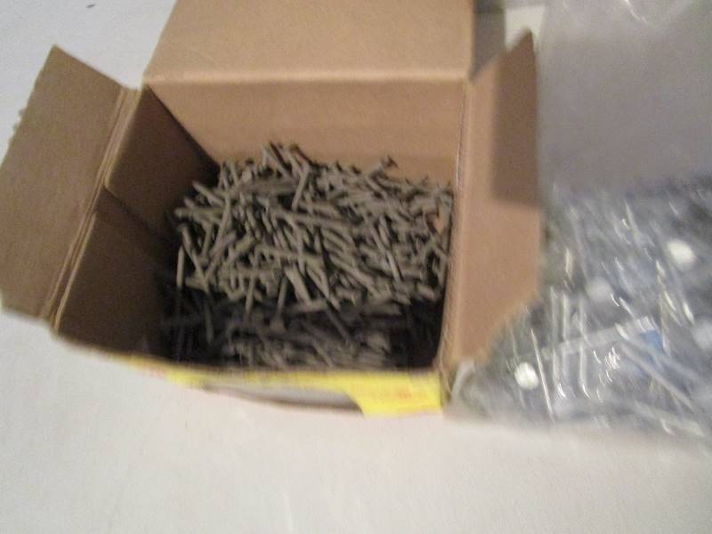 lot 250 image: Misc Nails, Screws, Nail Caps