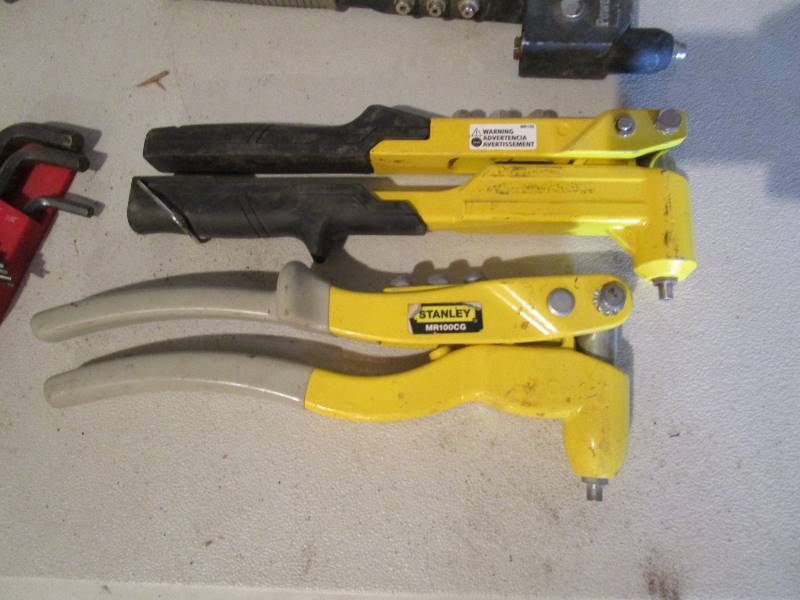lot 235 image: Rivet Tools  Rivets & Misc Allen Wrenches