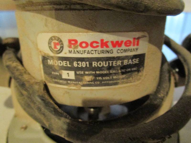 lot 237 image: Rockwell Router & Grinder Supplies