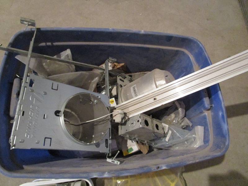lot 266 image: Lighting, Garage Door Parts, Misc