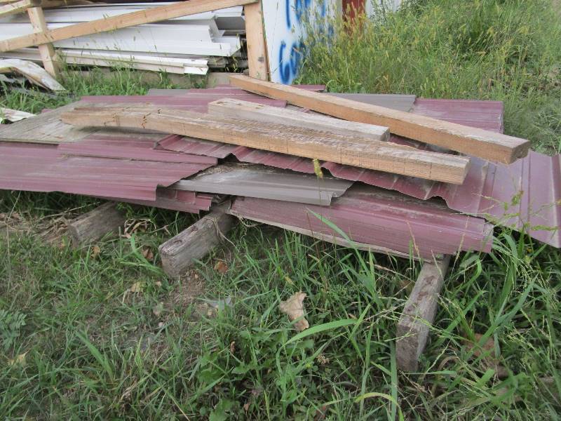 lot 338 image: (New) Tin Siding, Roofing & Trim
