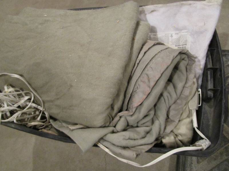 lot 288 image: Tote of Heating Blankets