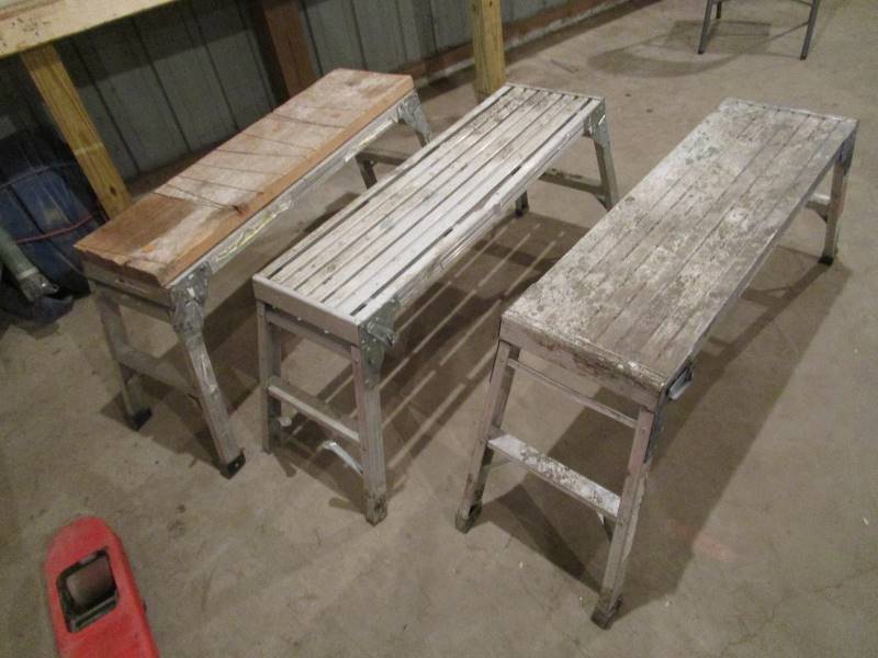 lot 309 image: (3) Ladder Steps