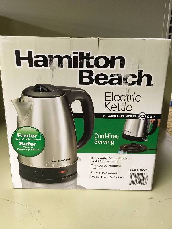 Hamilton Beach Kettle, Retail $19.99