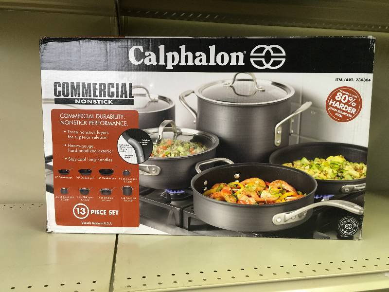 Calphalon 13PC Cookware, Retail $179.99