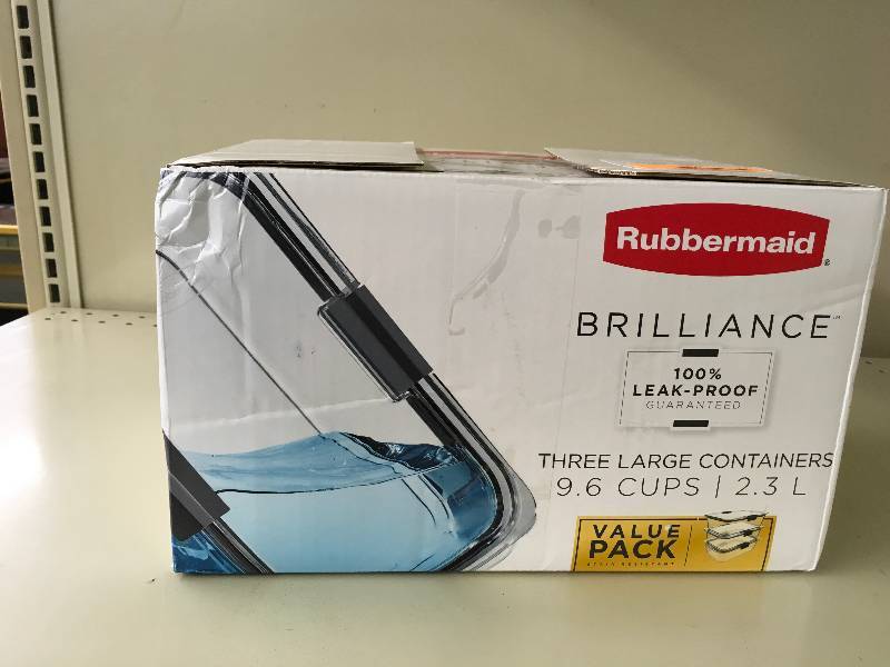 Brilliance 3PK 9 Cup Food,Retail $17.99
