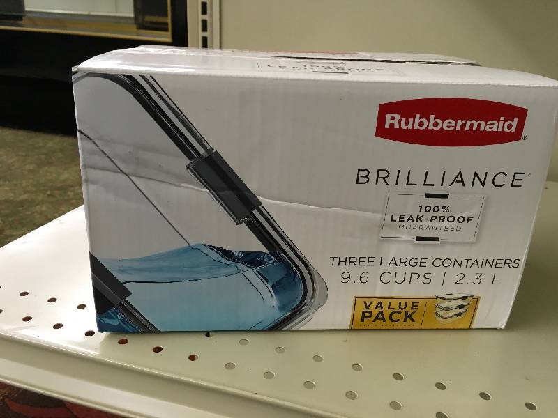 Brilliance 3PK 9 Cup Food,Retail $17.99