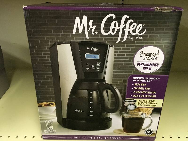 Mr. Coffee 12-Cup Brewer, Retail $29.99