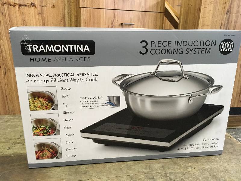 Tramontina 3 PC Induction Cooking System, Retail $69.99
