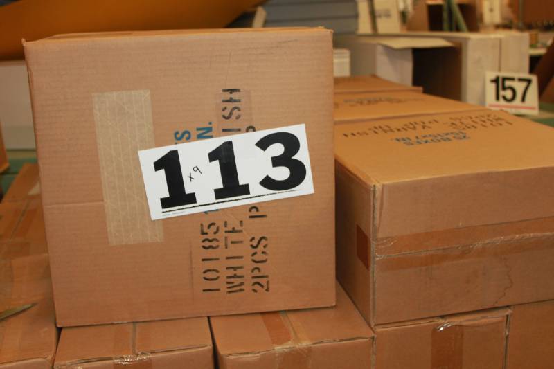 225 White 2 Piece Pop Up Boxes (15 x 15 x 7)