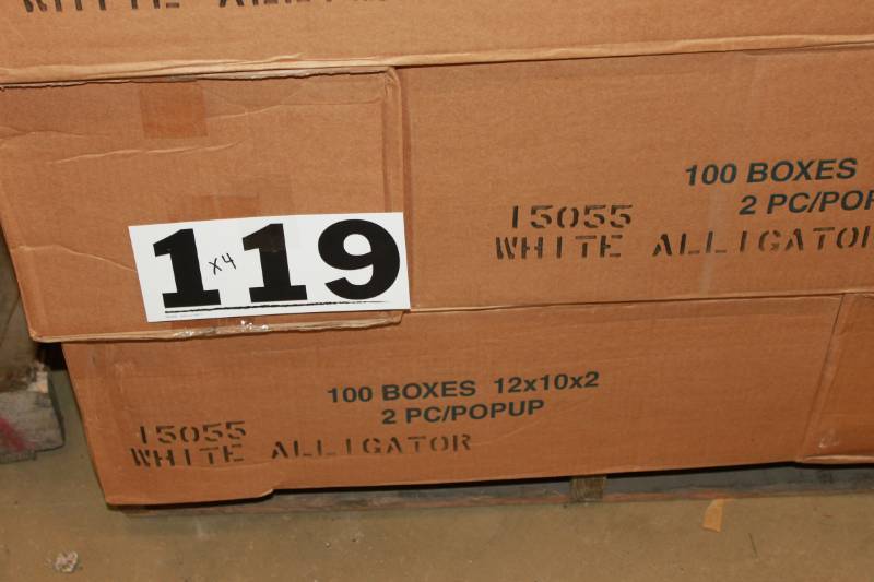 400 White 2 Piece Pop Up Boxes (12 x 10 x 2)