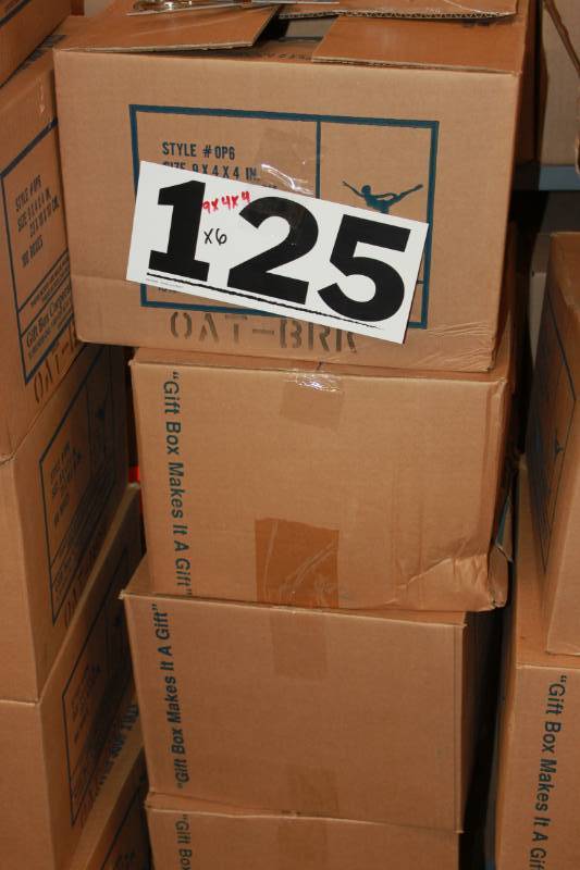 600 Cream Gift Boxes (9 x 4 x 4)