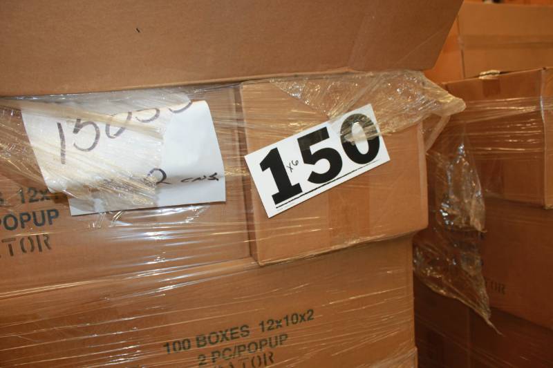 600 White 2 Piece Pop Up Boxes (12 x 10 x 2)