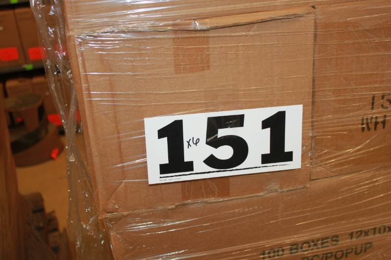 600 White 2 Piece Pop Up Boxes (12 x 10 x 2)