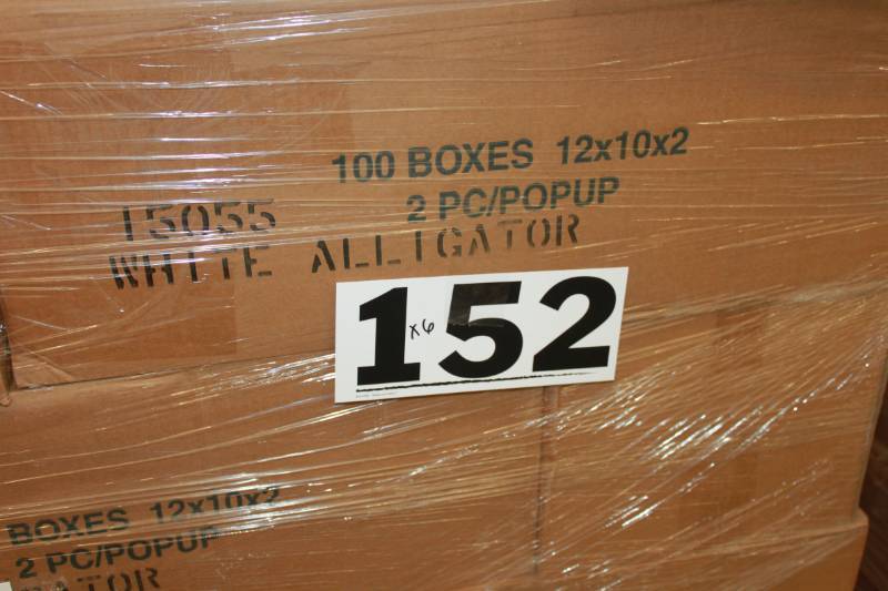 600 White 2 Piece Pop Up Boxes (12 x 10 x 2)